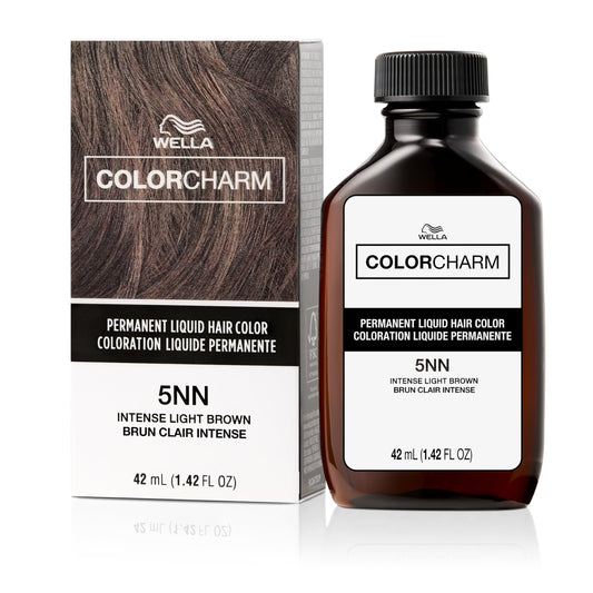 COLORCHARM Permanent Liquid Hair Color | 5NN Intense Light Brown | Up to 100% Gray Coverage | 1.42 Fl Oz Beauty & Personal Care COLORCHARM