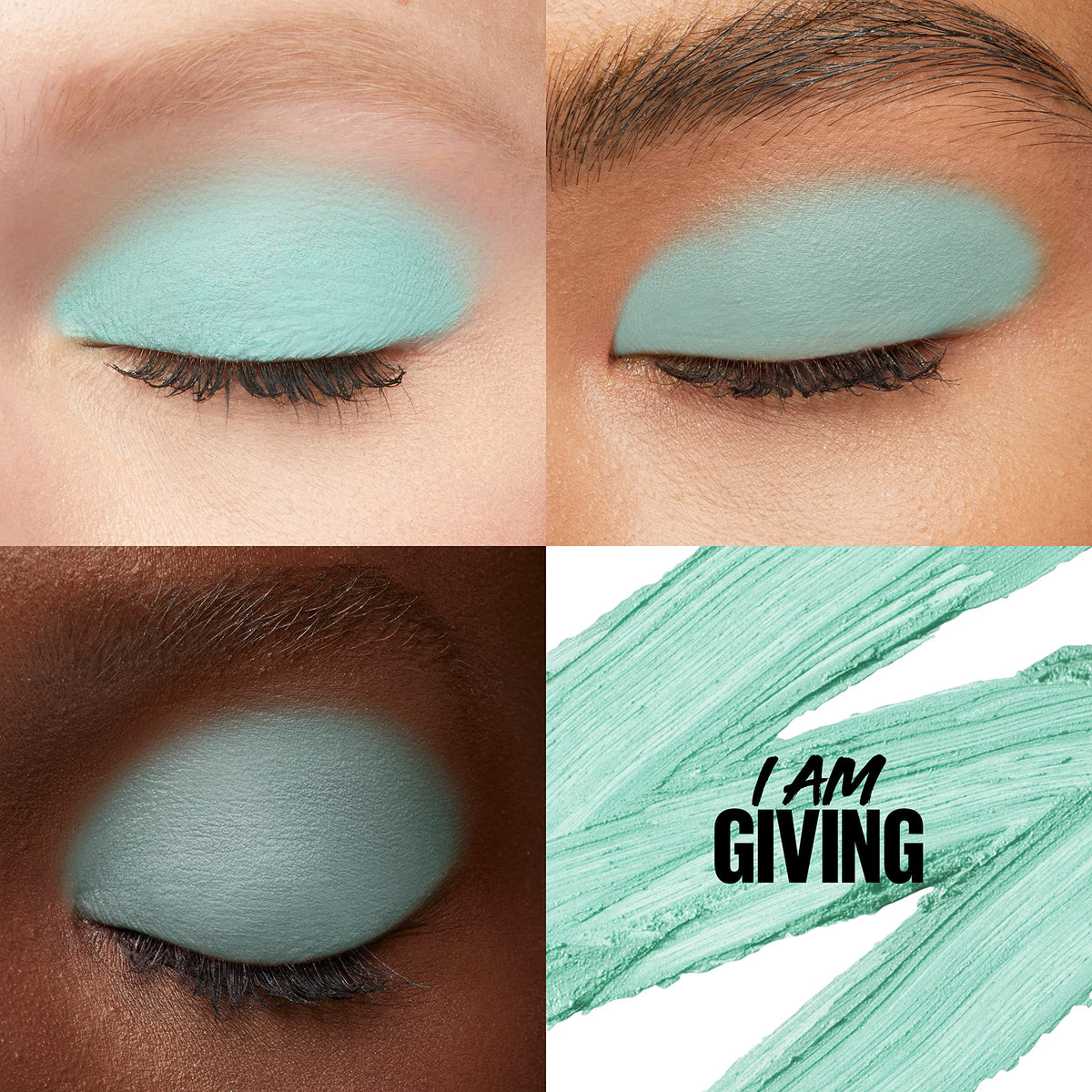 MAYBELLINE Color Tattoo Longwear Multi-Use Eye Shadow Stix, Eye Makeup, I am Giving (Light Teal Matte) Beauty & Personal Care MAYBELLINE