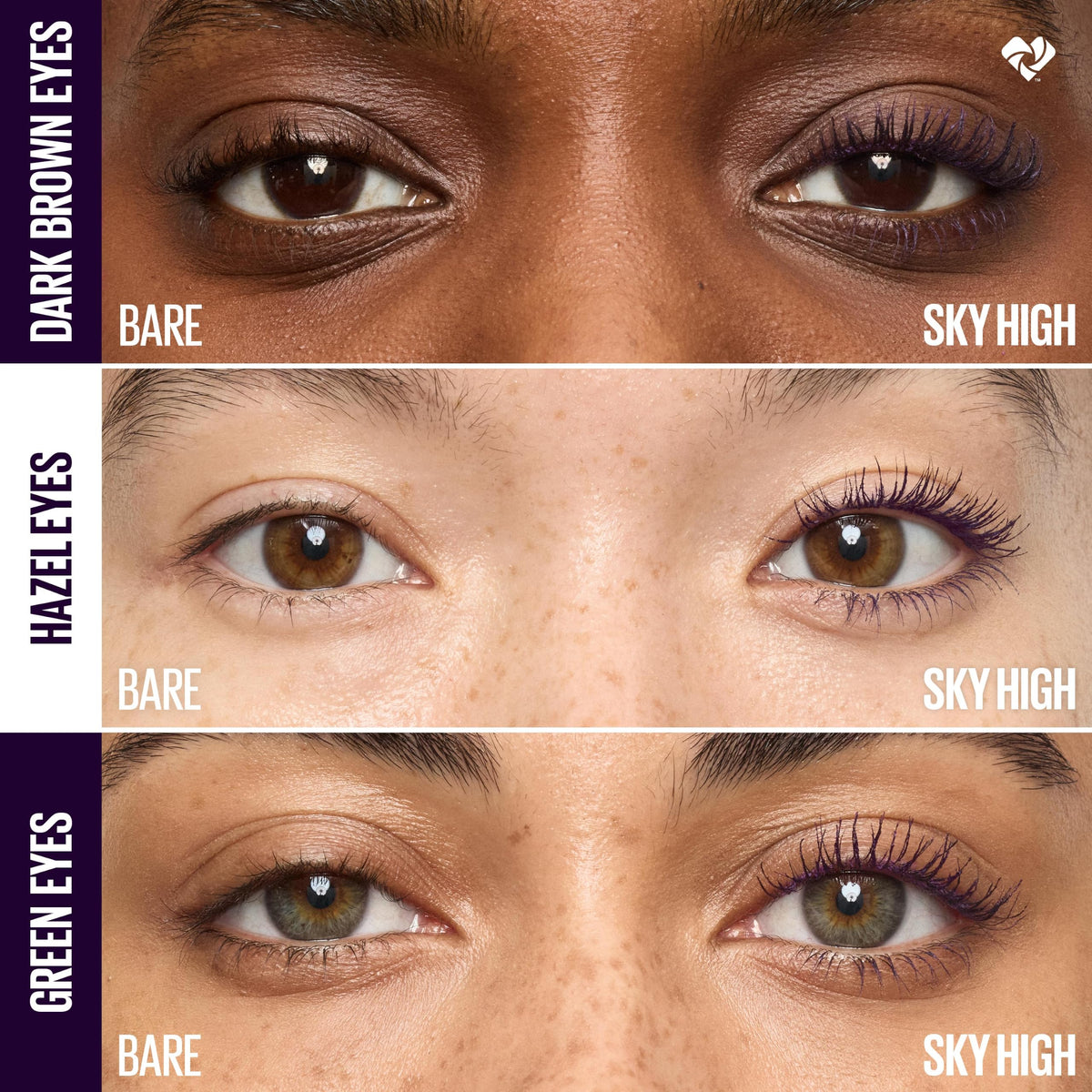 Maybelline Lash Sensational Sky High Washable Mascara, Volumizing, Lengthening, Defining, Curling, Multiplying, Buildable Mascara Make Up Formula