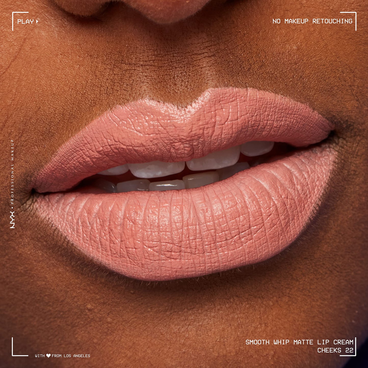 NYX PROFESSIONAL MAKEUP Smooth Whip Matte Lip Cream, Long Lasting, Moisturizing, Vegan Liquid Lipstick - Cheeks (Soft Pinky Nude) Beauty & Personal Care NYX PROFESSIONAL MAKEUP