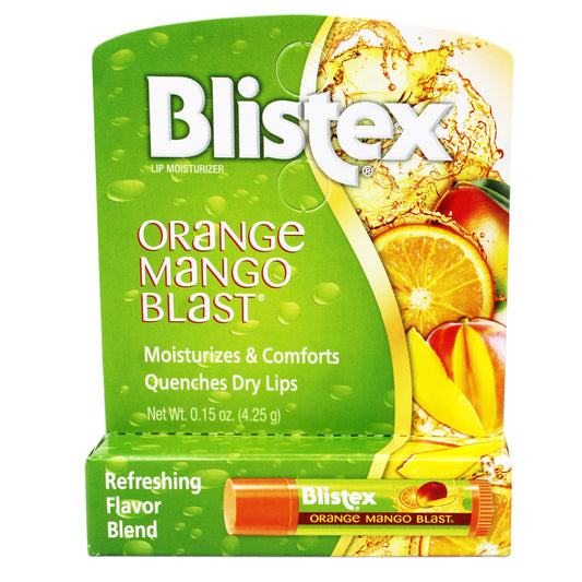 Blistex Orange Mango Blast Lip Balm with Vitamins C & E, Moisturizes & Comforts, 0.15 OZ Beauty and Personal Care Blistex