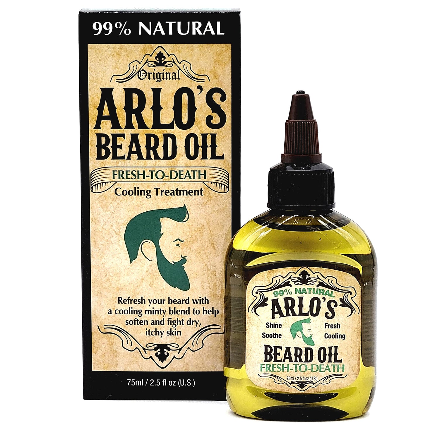 Arlo's Beard Oil - Fresh To Death 2.5 ounce Beauty & Personal Care Arlo's