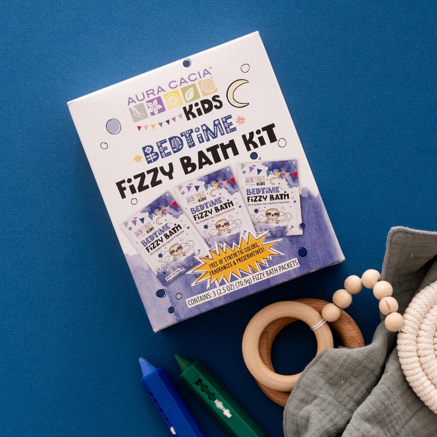 Aura Cacia Kids Bedtime Fizzy Bath Kit Beauty and Personal Care Aura Cacia