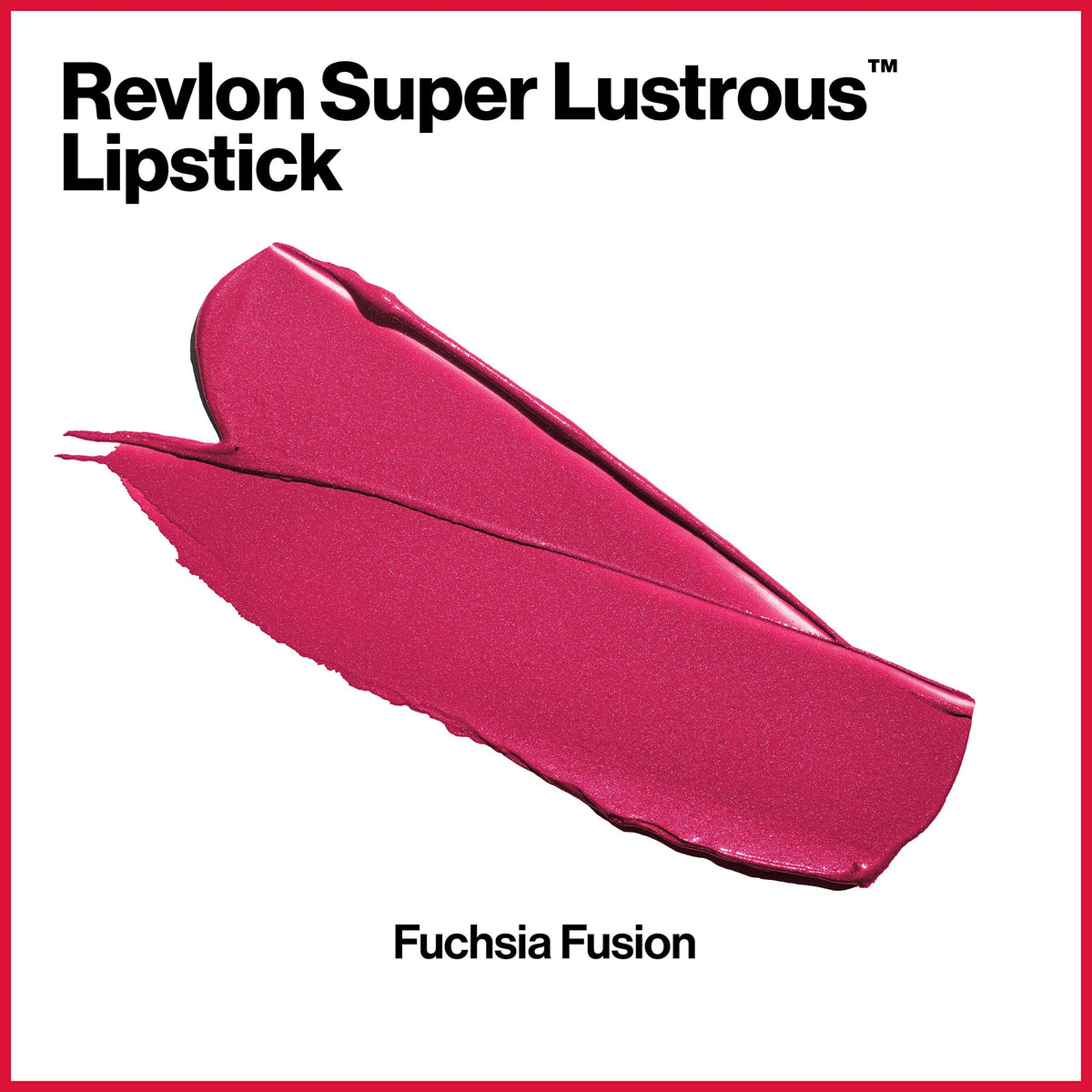 Revlon Super Lustrous Lipstick, Creamy Formula For Soft, Fuller-Looking Lips, Moisturized Feel, 657 Fuchsia Fusion, 0.15 oz Beauty & Personal Care REVLON