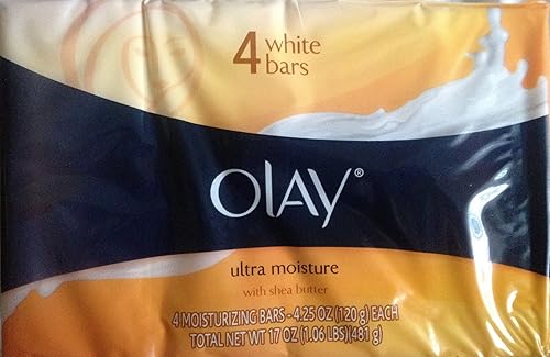 Olay Body Ultra Moisture with Shea Butter Bar Soap 4 ct (Pack of 6) Beauty & Personal Care Olay