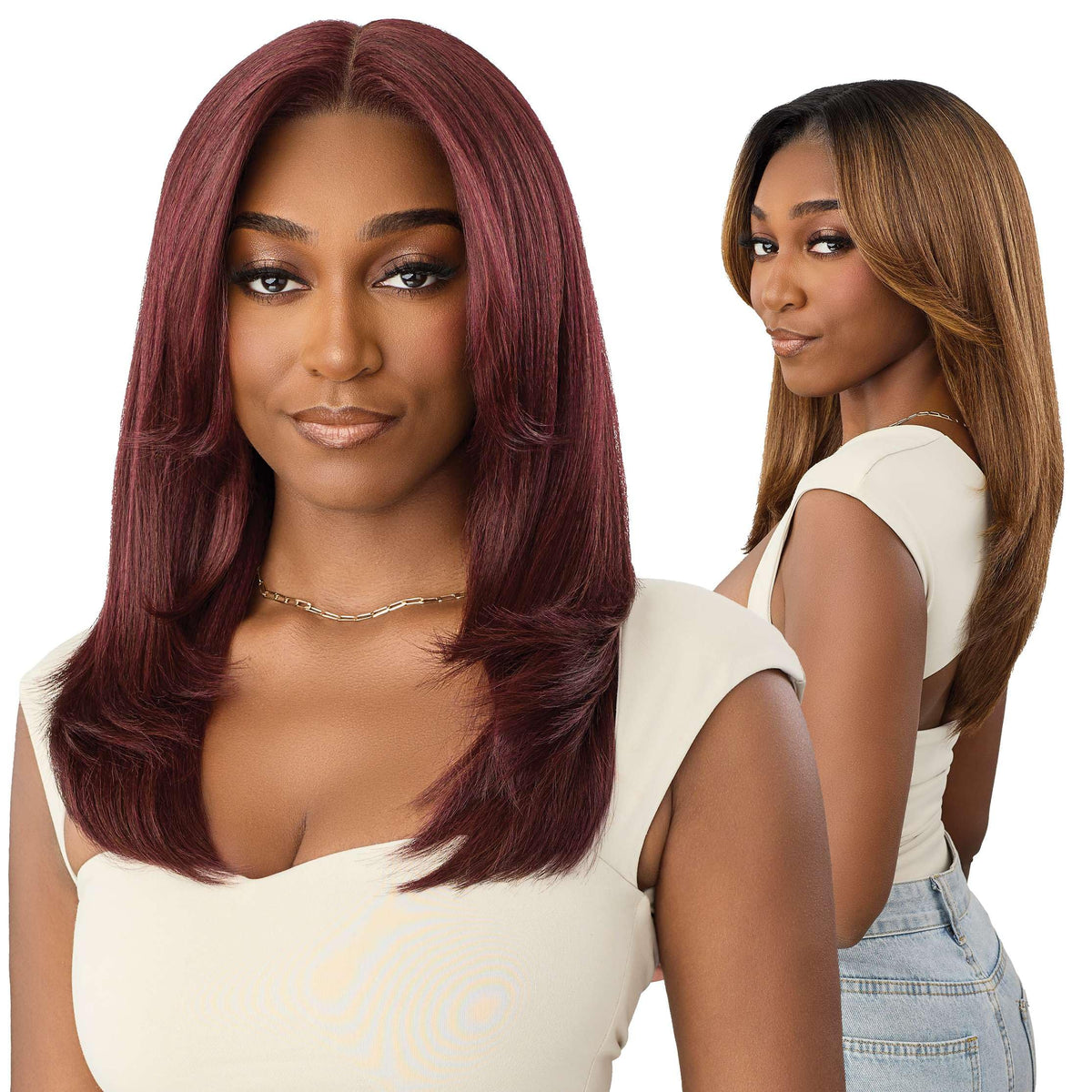 Outre Lace Front Wig - Melted Hairline - MH 135 (JET BLACK 1)