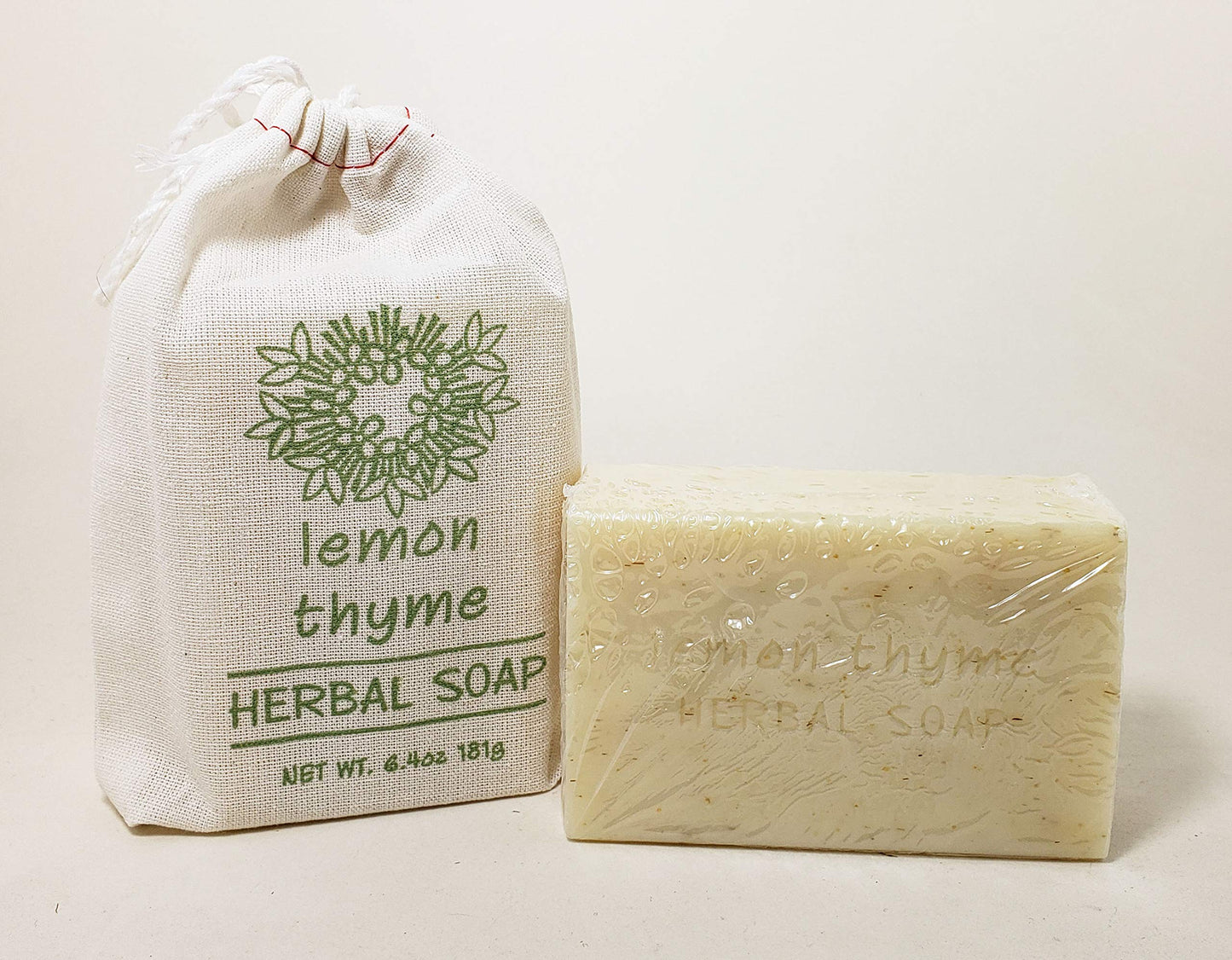 Greenwich Bay Trading Company Herbal Collection - 6.4oz Soap in Cloth Sack - Lemon Thyme Beauty & Personal Care Greenwich Bay Trading Company