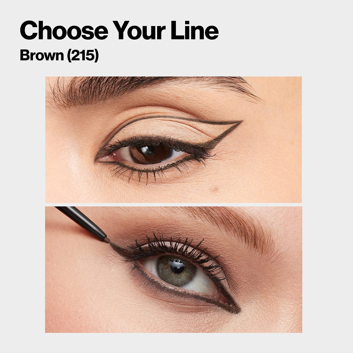 Revlon Gel Eyeliner, ColorStay Micro Hyper Precision Eye Makeup with Built-in Smudger, Waterproof, Stocking Stuffer for Women, 215 Brown, 0.002 oz Beauty & Personal Care REVLON