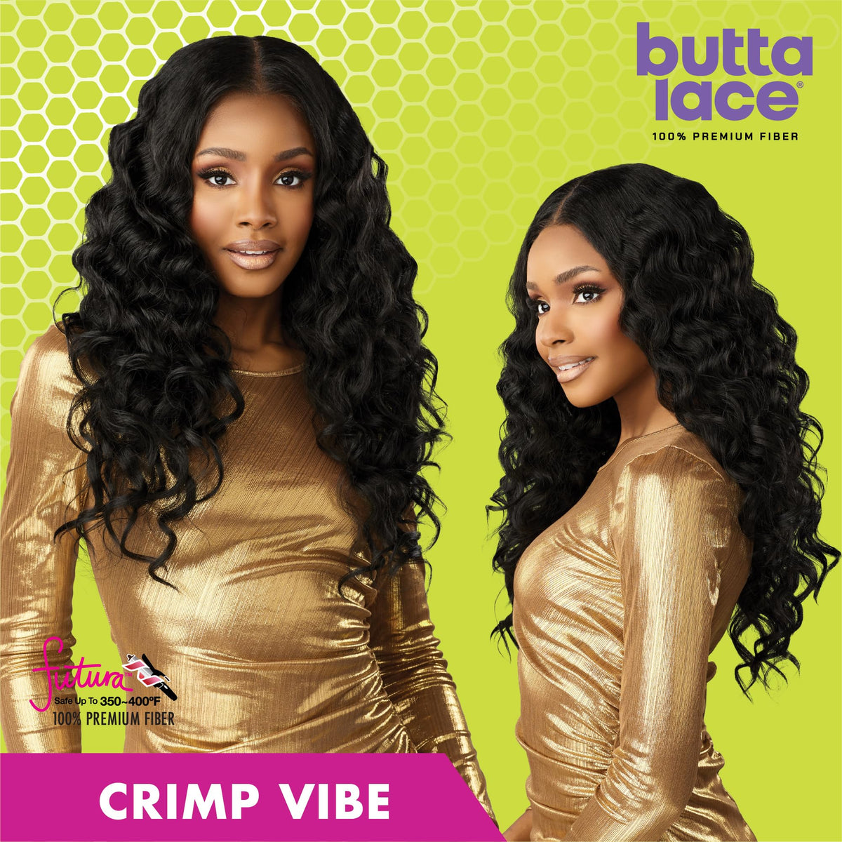 Sensationnel Butta LaceWig-Crimp Vibe, BALAYAGEASHBLONDE
