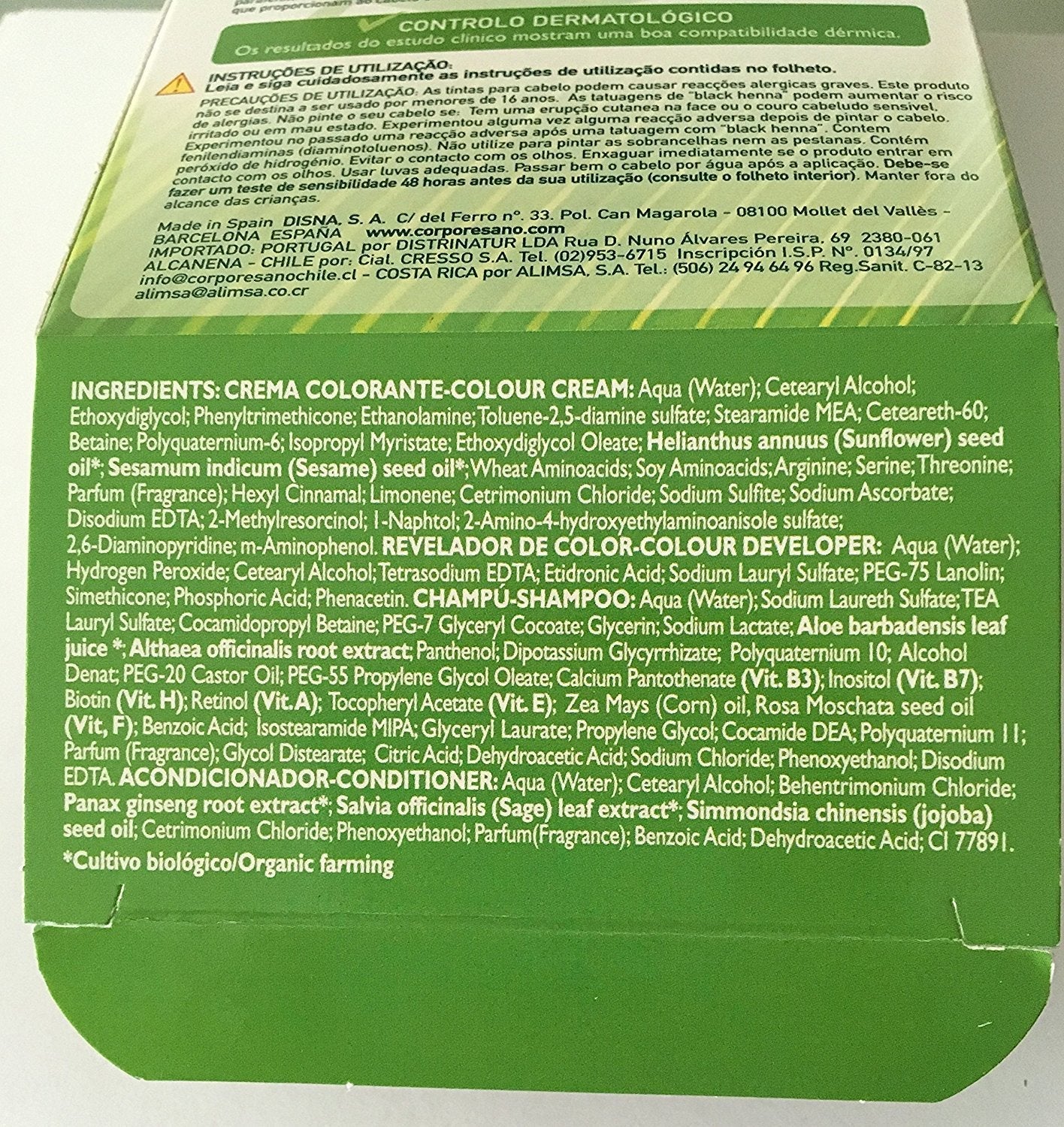 Corpore Sano Permanent Hair Colour -Does Not Contain: AMMONIA, RESORCINOL, PARABENS,PPD. (~ 6.43 Hazelnut) Beauty & Personal Care Corpore Sano