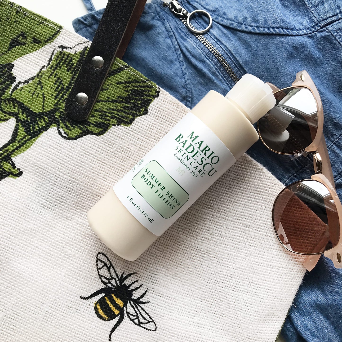 Mario Badescu Summer Shine Body Lotion Enriched with Vitamin A, Lightweight and Radiant, Non-Greasy Candlelit Glow Body Shimmer, Ideal for All Skin Beauty & Personal Care Mario Badescu