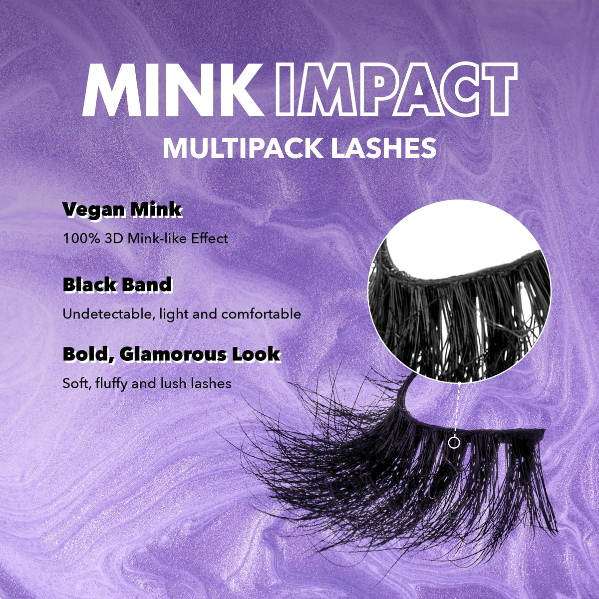 I-Envy 3-in-1 MinkImpact Multipack, 100% 3D Mink-Like Vegan Lashes, Soft, Natural, Fluffy & Lush, Clear Undetectable Band, Lightweight & Comfortable… Beauty & Personal Care i•ENVY