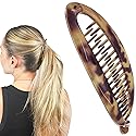 Camila Paris CP1272 French Banana Clip Hair Comb, Classic Hair Banana Clips for Girls Updo Ponytail Holder Interlocking, Fashion Durable Styling Hair Beauty & Personal Care Camila