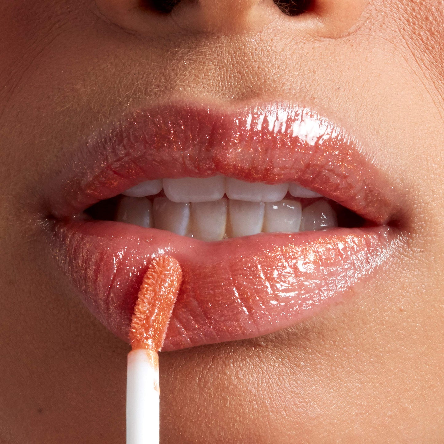 NYX PROFESSIONAL MAKEUP Diamond Drip Lip Gloss - Spark Of Magic, Sheer Orange Base With Pink Glitter Shift Beauty & Personal Care NYX PROFESSIONAL MAKEUP