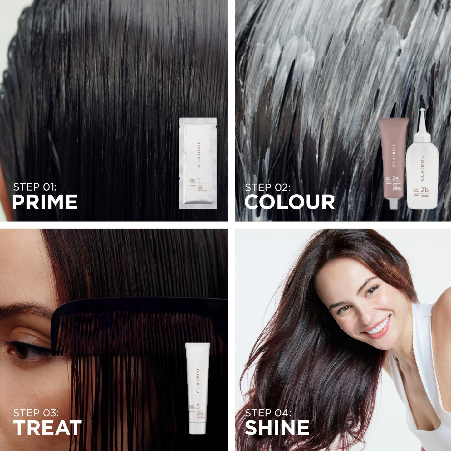 Clairol ColorStrong Permanent Hair Dye, Ammonia‑Free, PPD‑Free, 100% Gray Coverage with Bonding System, 10.0 Extra Light Blonde - Big Sur Hair Color Beauty and Personal Care Clairol