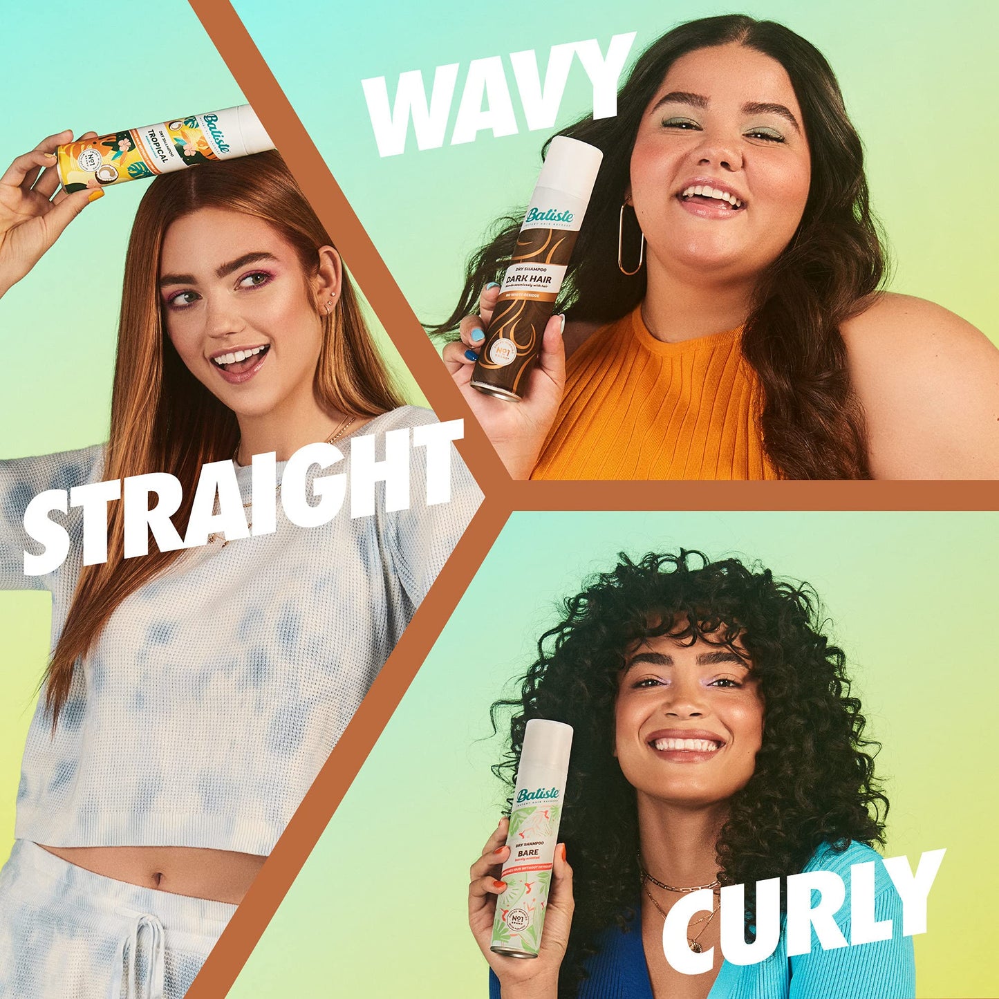 Batiste Dark Dry Shampoo, Waterless shampoo, 3.81oz 3 pack Beauty and Personal Care Batiste