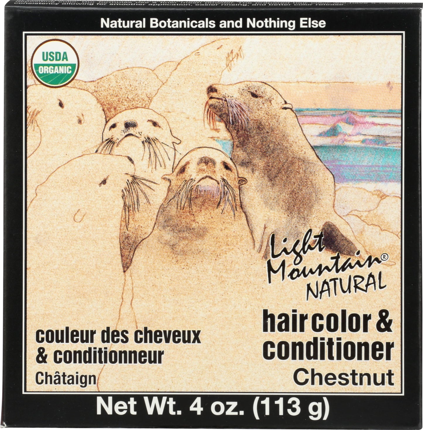 Light Mountain Natural Hair Color & Conditioner, Chestnut - 4 Oz Beauty & Personal Care LIGHT MOUNTAIN