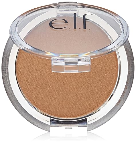 e.l.f. Cosmetics Bronzer Palette, Four Matte and Shimmer Powder Bronzers Create a Sun-Kissed Glow, Deep Bronzer Beauty & Personal Care e.l.f.
