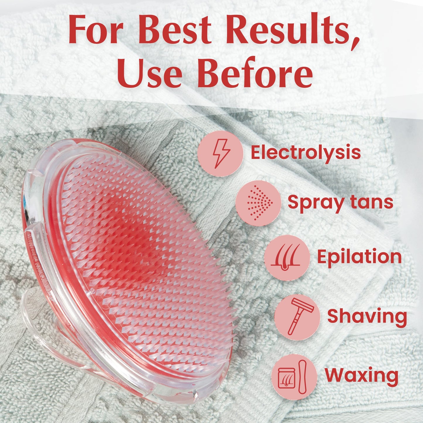 Dylonic Exfoliating Brush for Ingrown Hair and Razor Bump Prevention - Gentle Pre-Shave Exfoliator for Silky Smooth Skin on Face, Legs, Bikini Line Beauty and Personal Care Dylonic