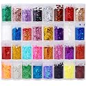 32 Pack Chunky Mix Holographic Glitter - Face Glitter, Nail Glitter, Chunky Fine Glitter, Craft Glitter for Crafts, Makeup & Body, Festival Chunky Beauty & Personal Care SoJourner Bags