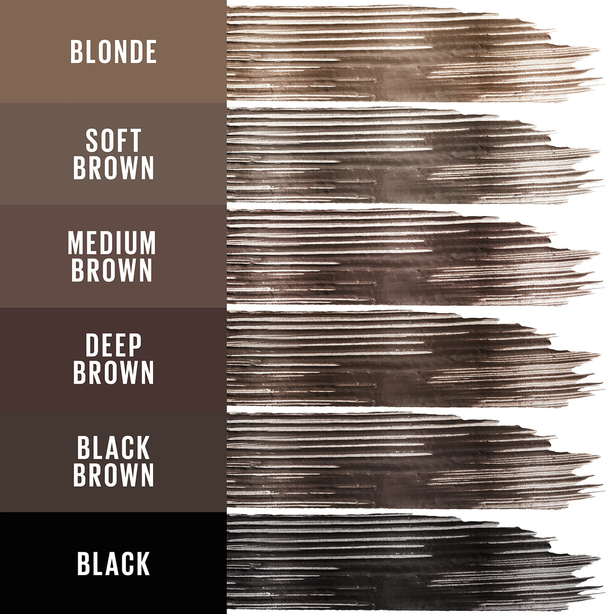 Maybelline Tattoo Studio Brow Styling Gel, Waterproof Eyebrow Make Up, Brow Tint for Up to 36HR Wear, Black, 1 Count