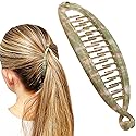 Camila Paris CP3106 4.5 inch French Banana Clip Hair Comb Classic Girls Updo Flexible Ponytail Holder Interlocking Banana Combs, Fashion Durable Beauty & Personal Care Camila