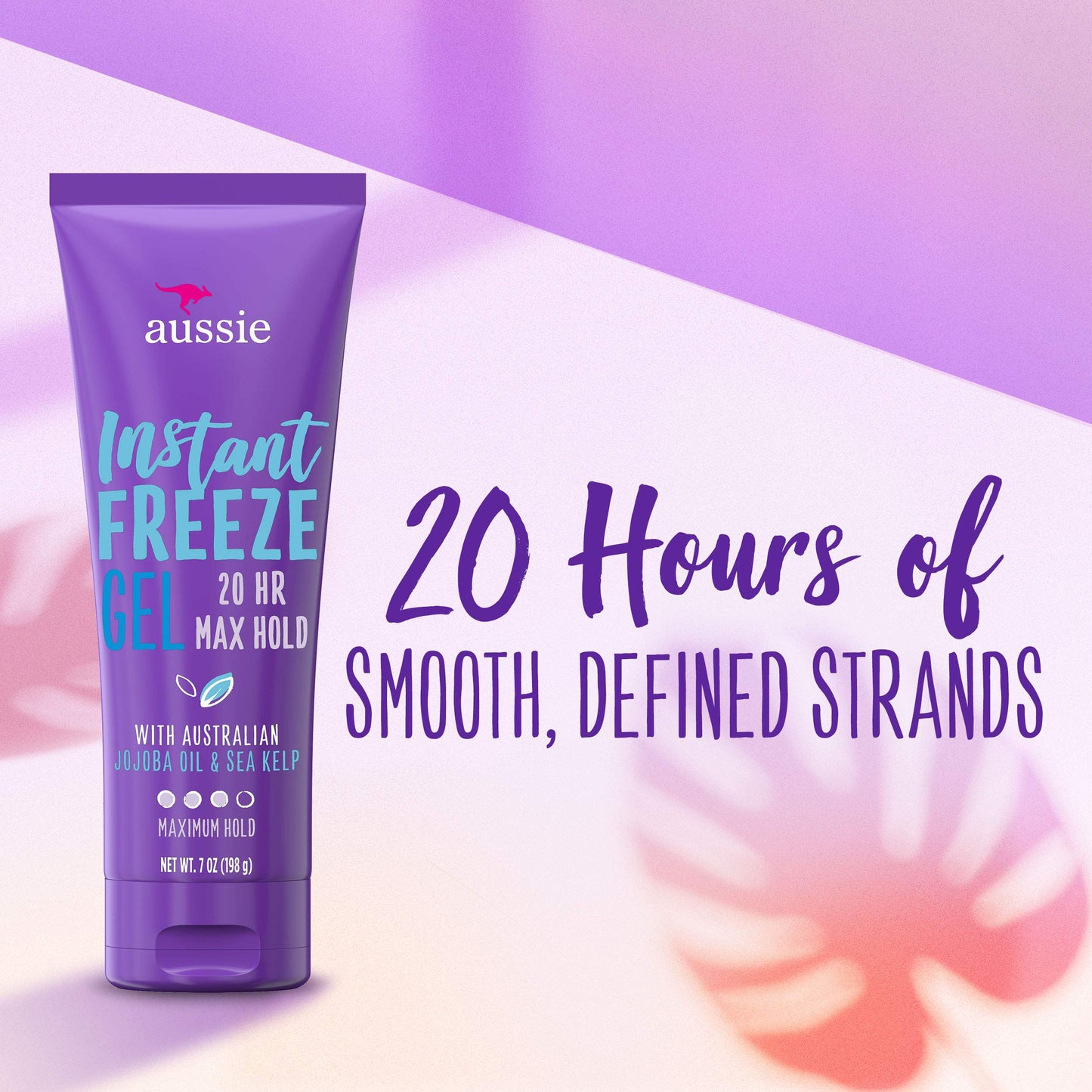 Aussie Instant Freeze Hair Gel with Jojoba Oil & Sea Kelp, 7 Ounce Beauty & Personal Care Aussie