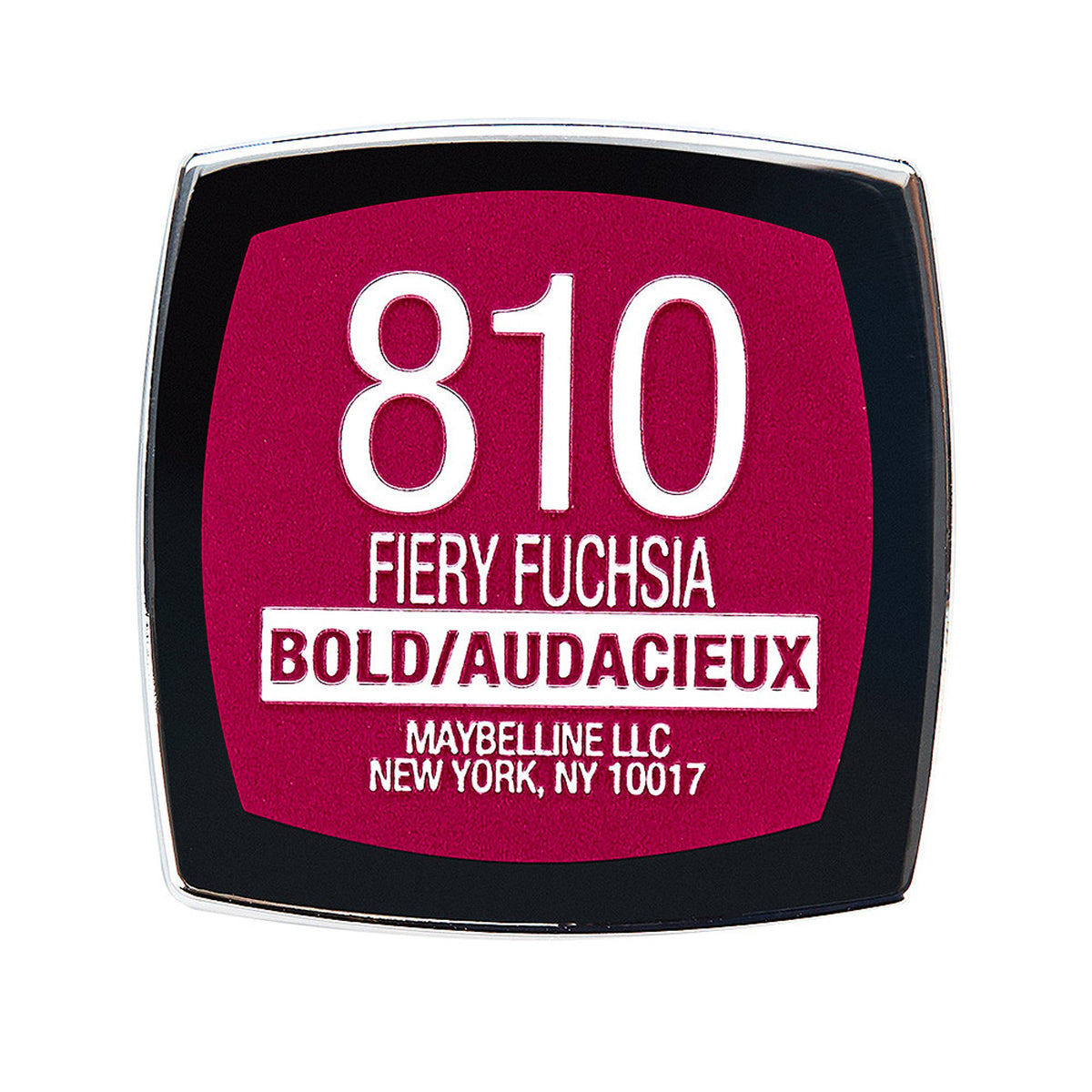Maybelline New York Color Sensational Pink Lipstick Matte Lipstick, Fiery Fuchsia, 0.15 Ounce, Pack of 1