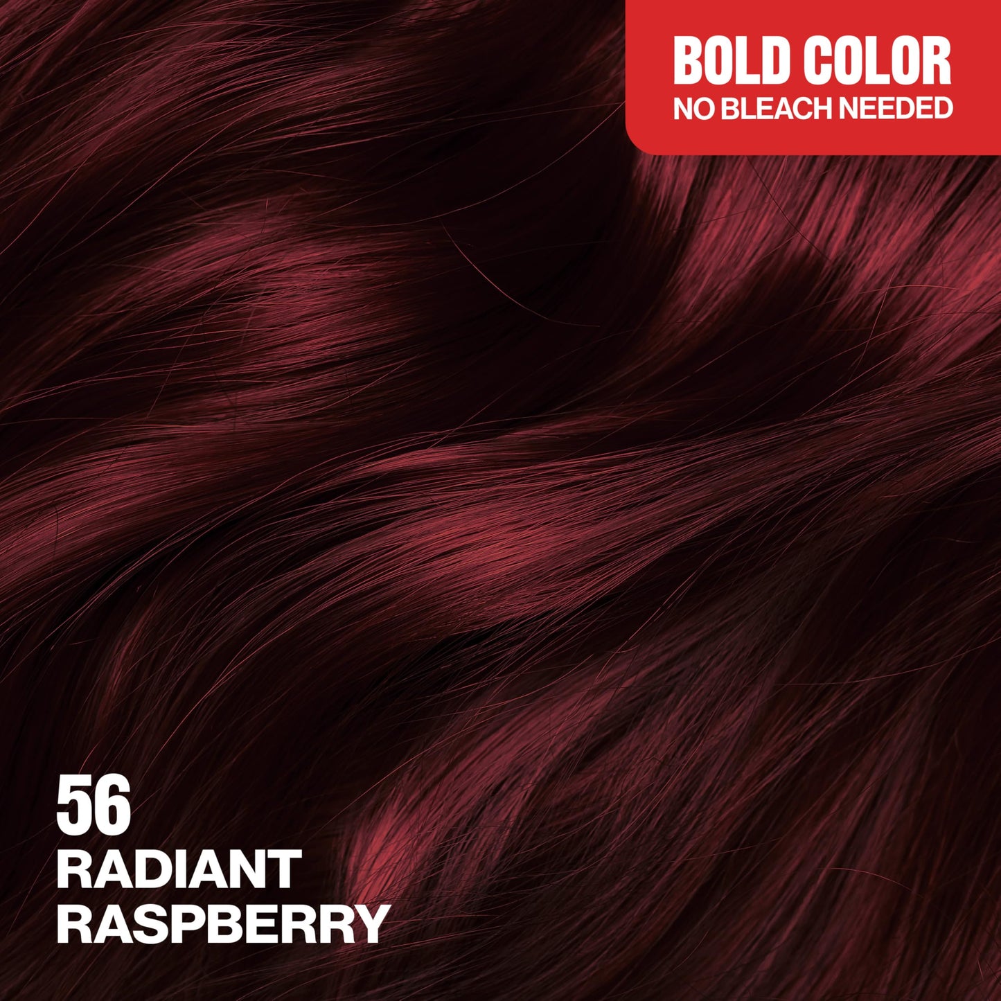 Revlon ColorSilk with Bond Repair Complex, Permanent Hair Color, 100% Gray Coverage, Ammonia Free Dye, Vegan Keratin, 56 Radiant Raspberry, 3 pack Beauty & Personal Care REVLON