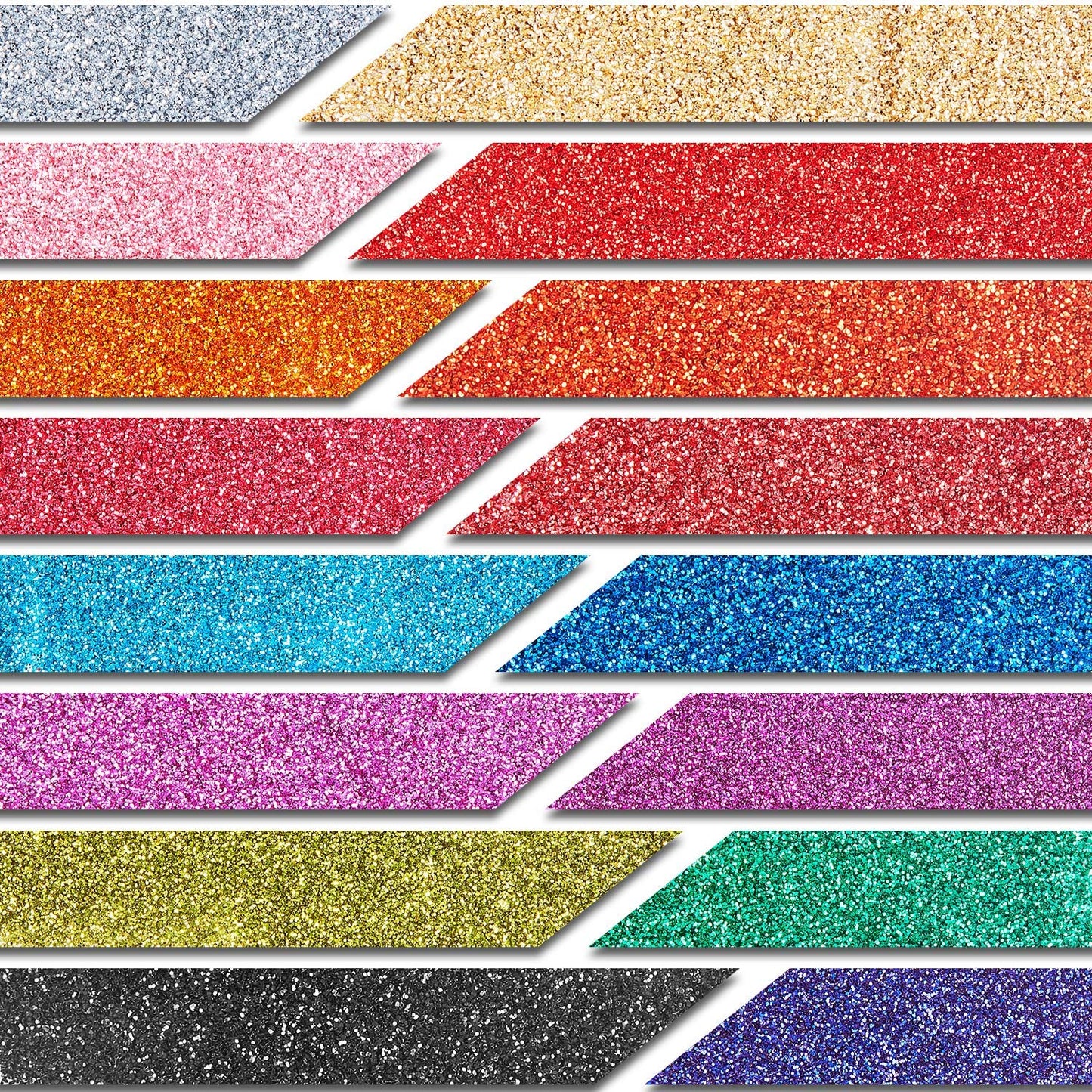 16 Colors Fine Glitter Holographic Nail Glitter Sequins Cosmetic Festival Powder with 6 Small Brushes for Arts and Craft Eyeshadow, Makeup, Nail Body Beauty & Personal Care Yaomiao