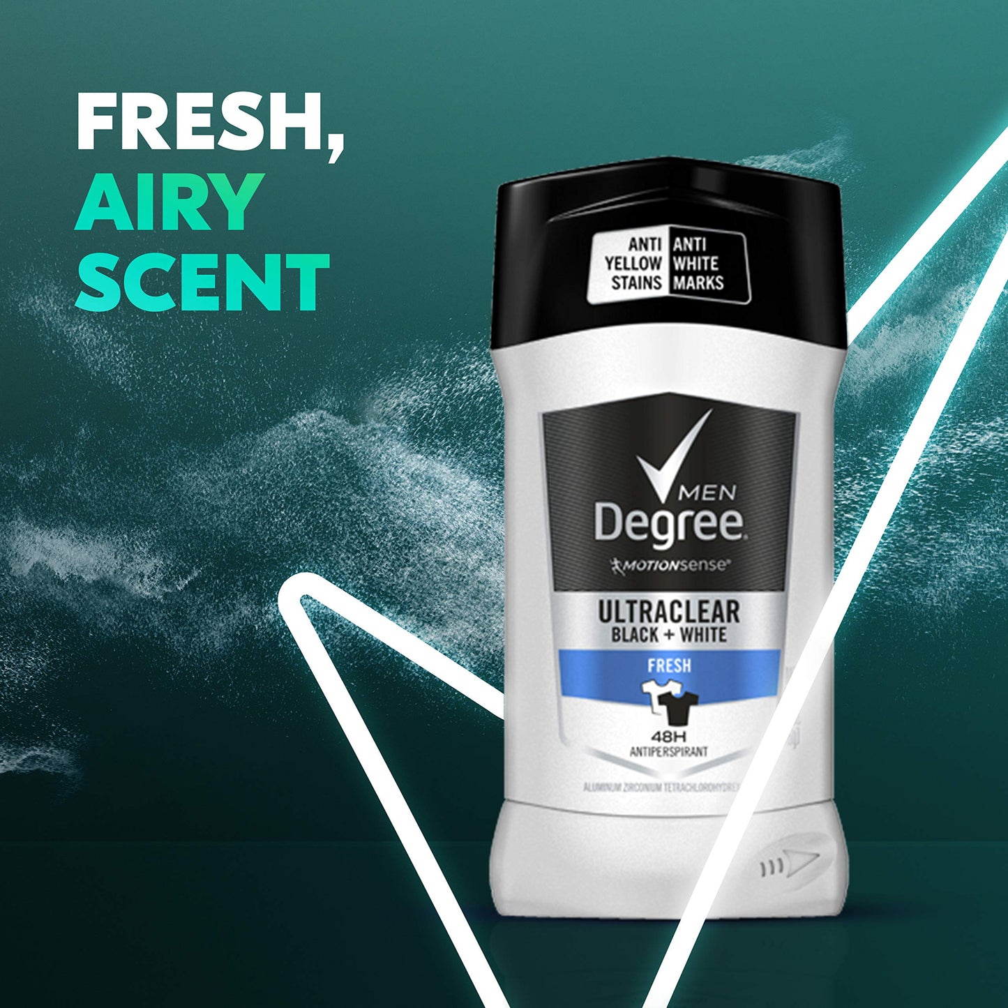 Degree Men UltraClear Antiperspirant Protects from Deodorant Stains Fresh Mens Deodorant 2.7 oz Beauty and Personal Care Degree
