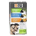 Global Beauty Care Premium 18 Nose Cleansing Strips VARIETY PACK Charcoal with Tea Tree, Witch Hazel, & Vitamin C For Blackheads Removal Strips - 18 Beauty & Personal Care Global Beauty Care