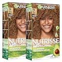 Garnier Nutrisse Ultra Crème Hair Color, Permanent Hair Dye with 100% Gray Coverage, Vegan & Cruelty-Free, 73 Dark Golden Blonde (Honey Dip), 2 Count Beauty & Personal Care Garnier