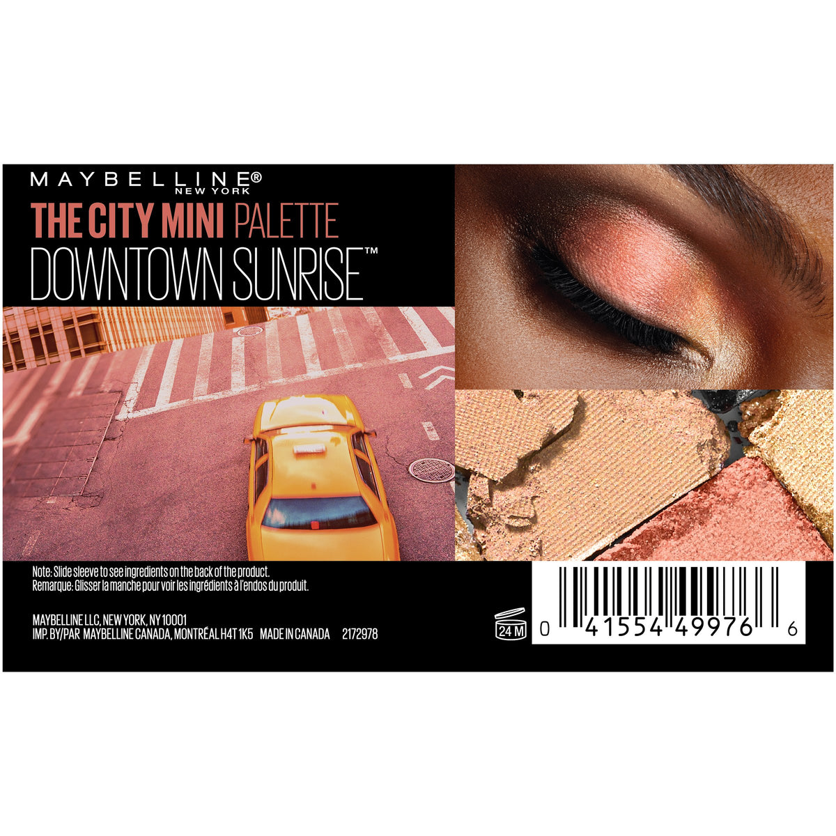 Maybelline New York The City Mini Palette, Downtown Sunrise, 0.14 Ounce