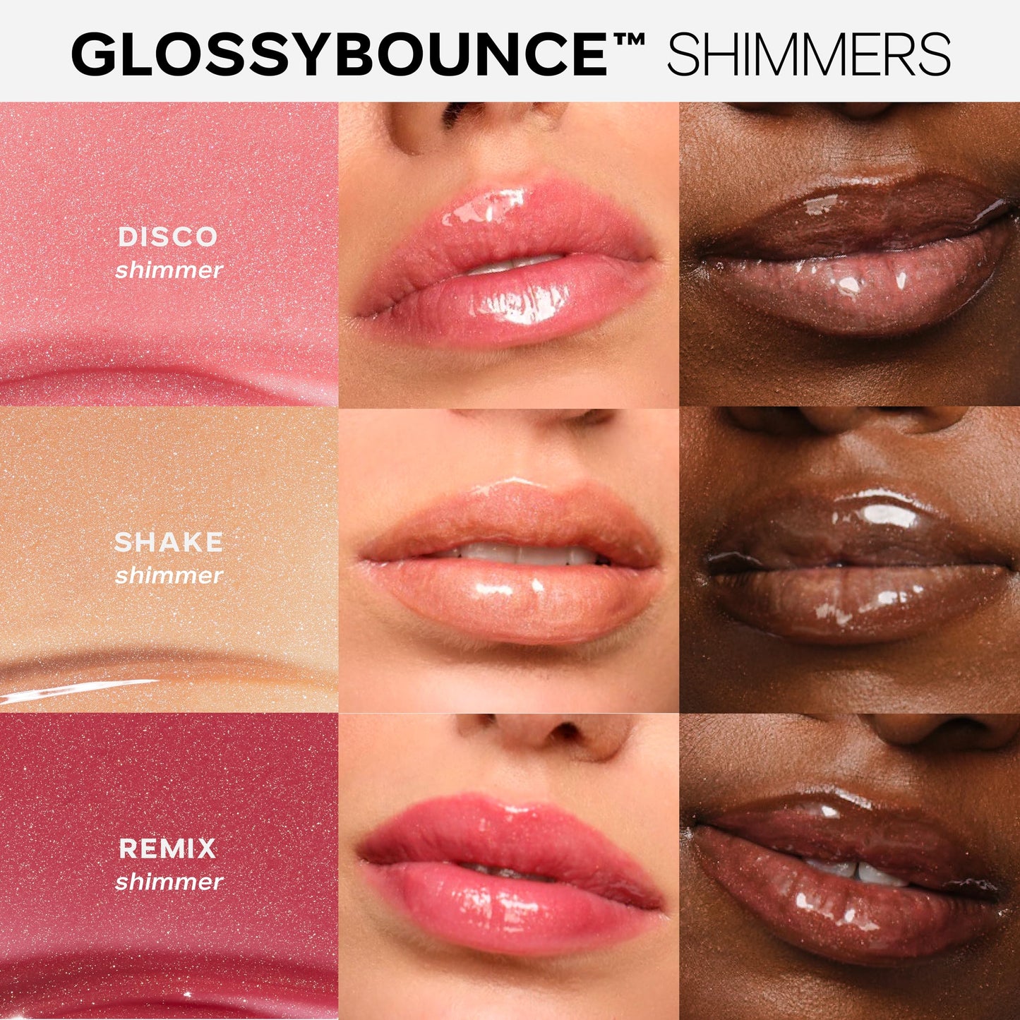 Saie Glossybounce - Hydrating Lip Gloss and Tinted Lip Oil Hybrid with Hyaluronic Acid & Jojoba Oil for Non-Sticky, Ultra-Shiny, Plump & Soft Lips - Beauty & Personal Care Saie