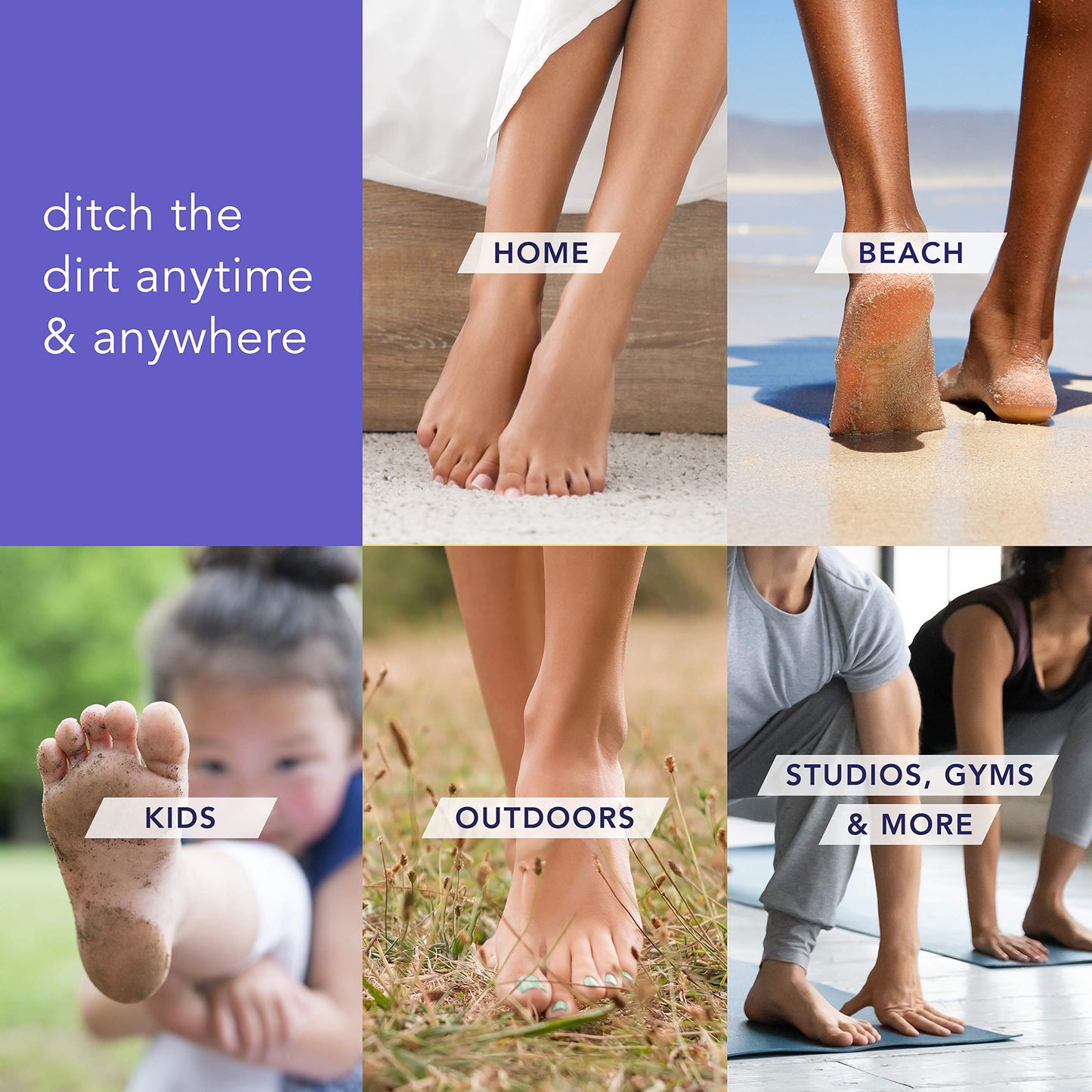 Barefoot Scientist Clean Slate Textured Cleansing Towelettes for Fresh Clean Feet Beauty & Personal Care Barefoot Scientist