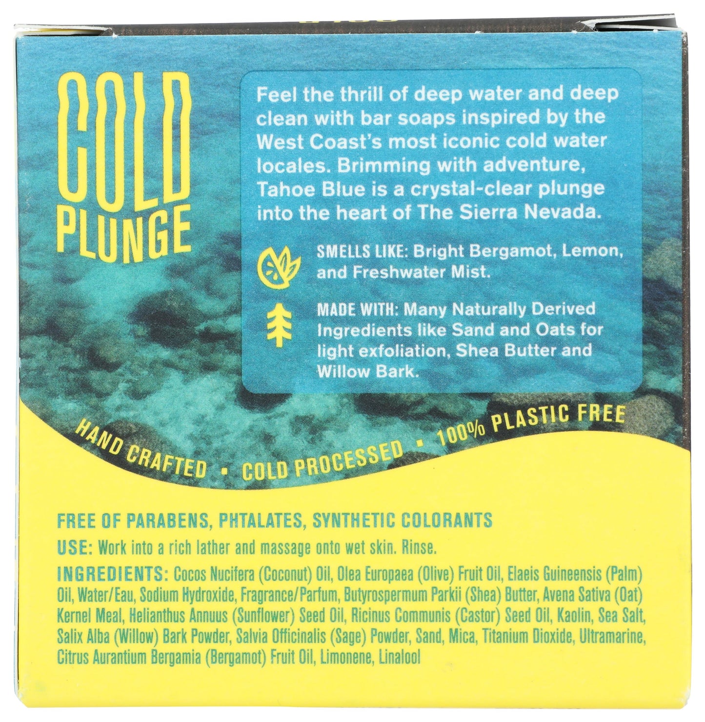 Every Man Jack, Soap Bar Cold Plunge Tahoe Blue, 5 Ounce Beauty & Personal Care Every Man Jack