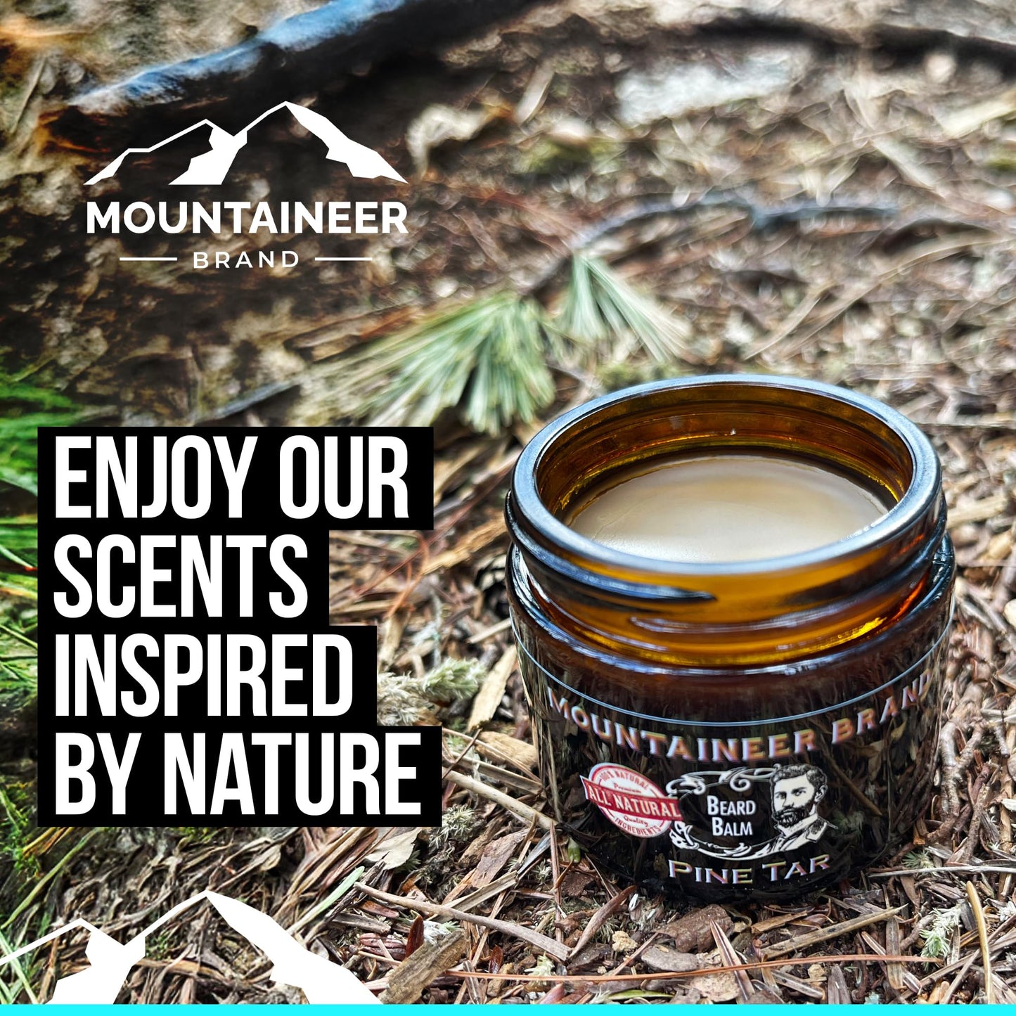 Mountaineer Brand Natural Beard Balm with Timber Scent | Scents Inspired by Nature | Beard Butter for Men | Leave in Condidtioner | Hydrates, Softens Beauty & Personal Care Mountaineer Brand, 100% Natural Always