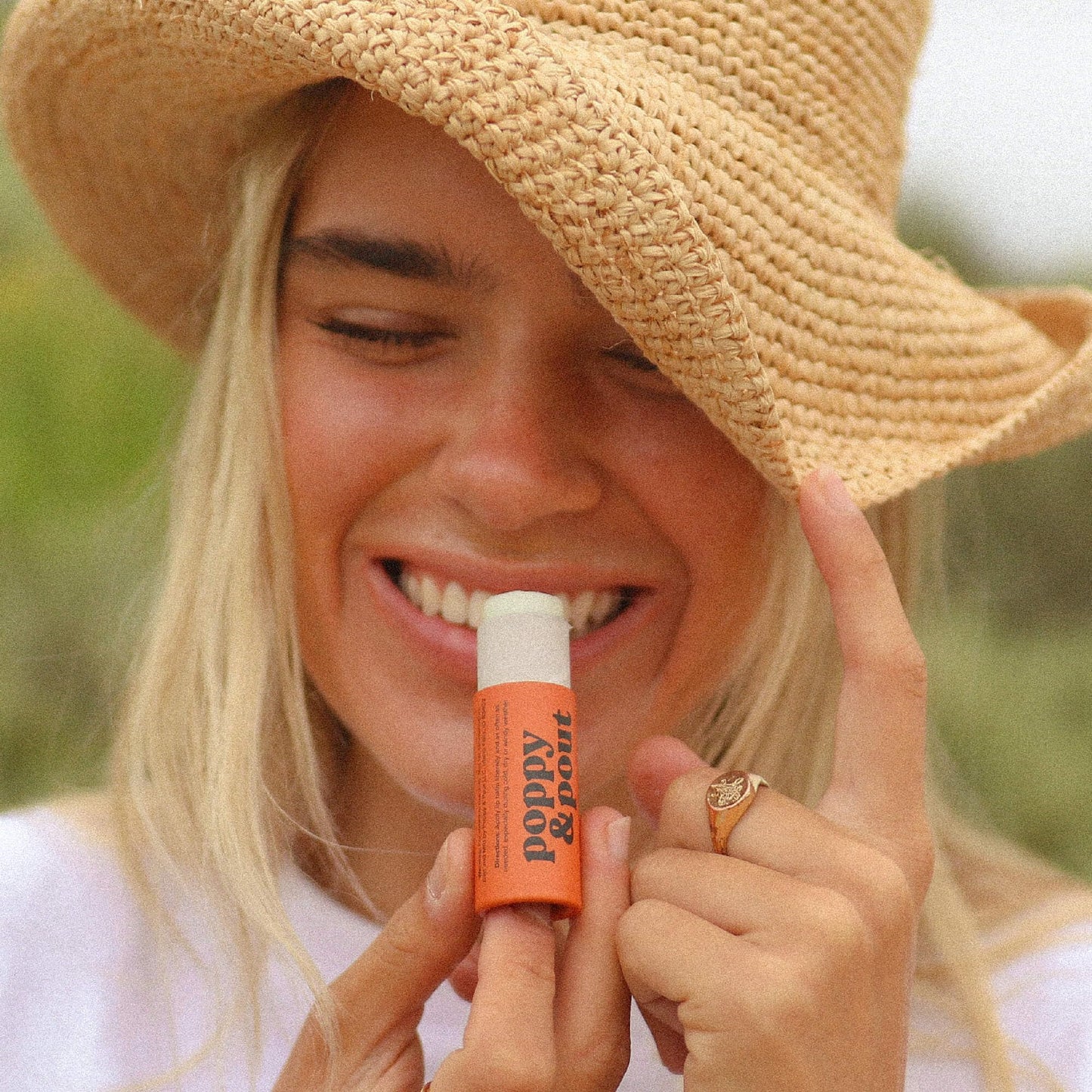 Poppy & Pout Orange Blossom Jumbo Lip Balm | All Natural Lip Balms & Moisturizers | Hydrates with Beeswax, Vitamin E, Organic Coconut Oil | Beauty & Personal Care Poppy & Pout