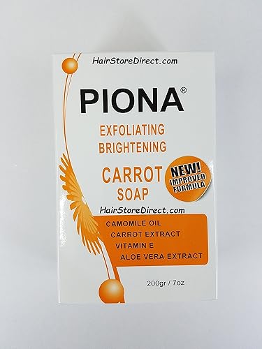 Piona Exfoliating & Carrot Soap 7oz Beauty & Personal Care Piona