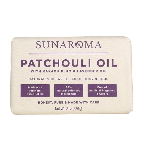 Sunaroma Patchouli Oil Relaxing Body Bar, 8 oz Beauty & Personal Care SUNAROMA