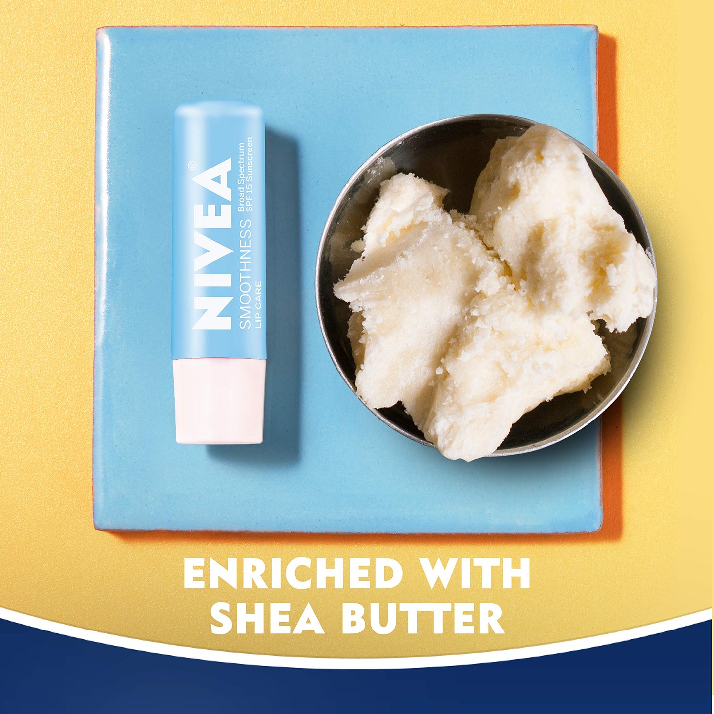 NIVEA Smoothness Lip Care SPF 15 Carded, 1 Count, Pack of 6 Beauty & Personal Care NIVEA