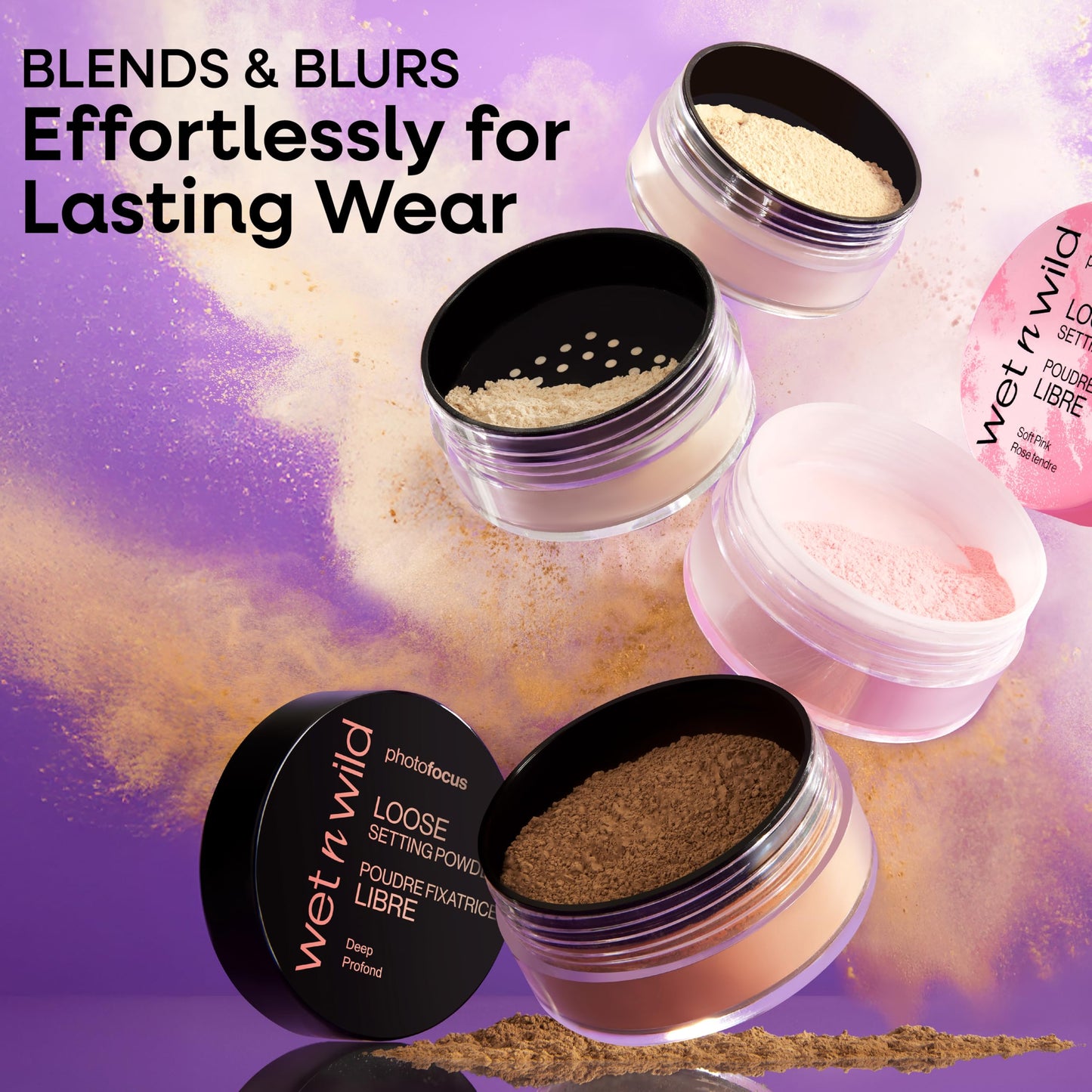 wet n wild Photo Focus Loose Baking Setting Powder, Highlighter Makeup, Fair to Medium & Tan Skin Tones - Translucent Beauty & Personal Care wet n wild