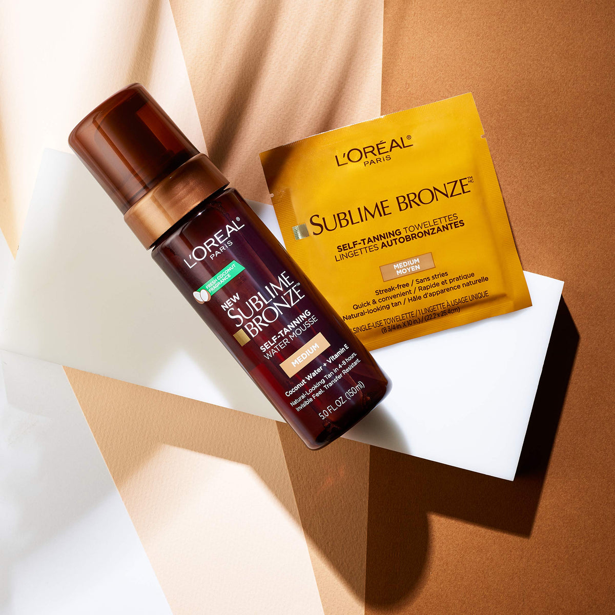 L'Oreal Paris Sublime Bronze Self Tanning Towelettes, Streak-Free, Natural Looking Tan, 6 ct Beauty & Personal Care L'Oreal Paris