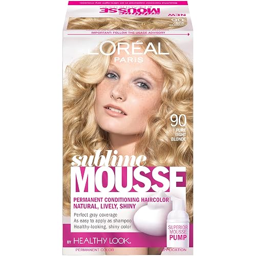 L’Oréal Paris Sublime Mousse By Healthy Look, Pure Light Blonde Beauty & Personal Care L'Oreal Paris