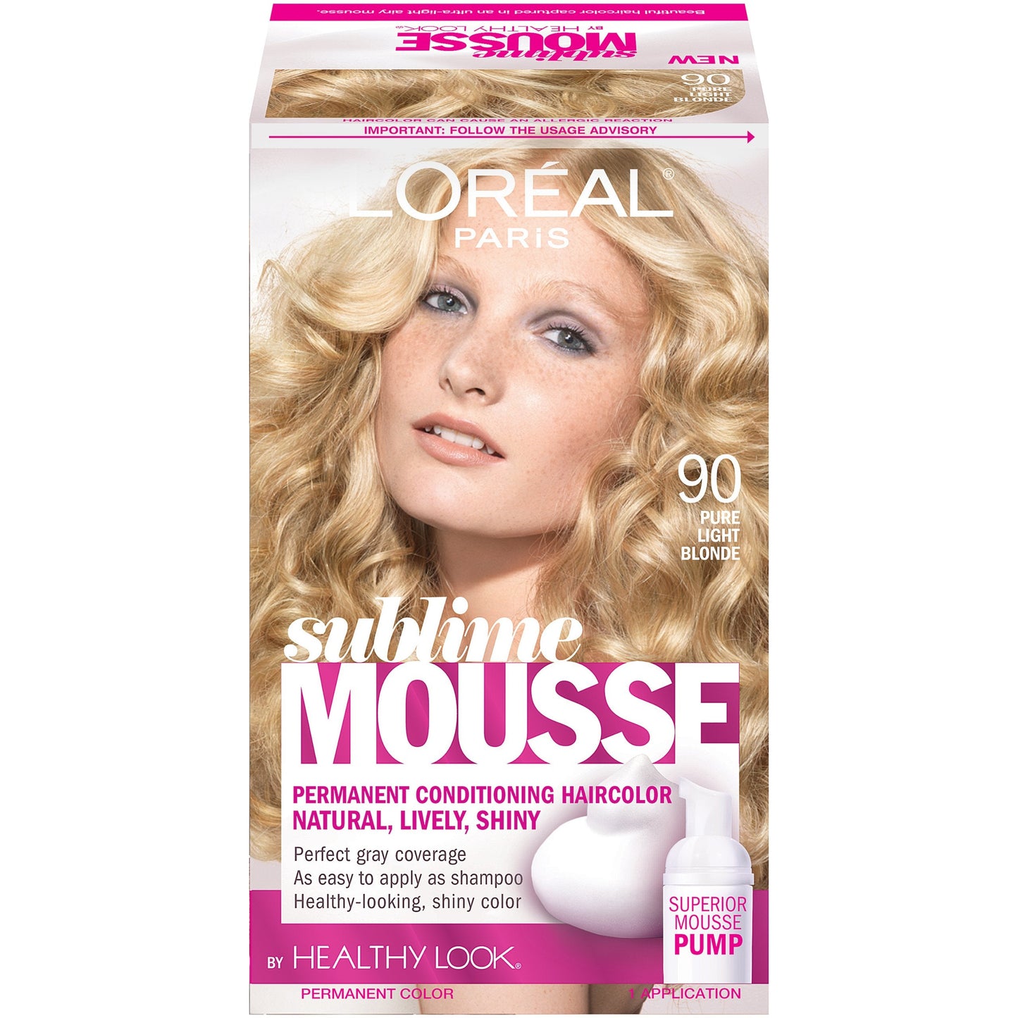 L’Oréal Paris Sublime Mousse By Healthy Look, Pure Light Blonde Beauty & Personal Care L'Oreal Paris