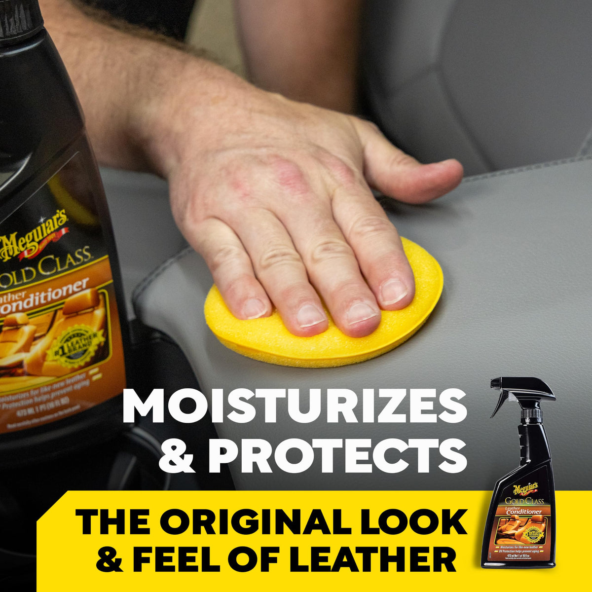 Meguiar's Gold Class Leather Conditioner Spray, 16 Oz