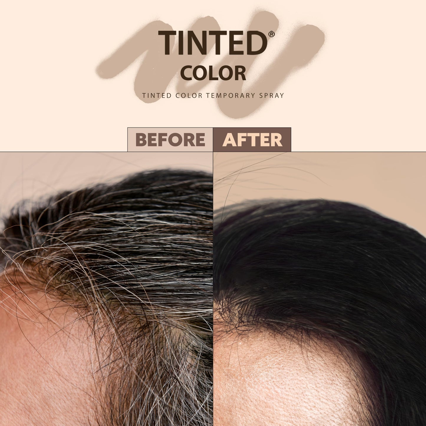 Tinted Color Temporary Hair Color Spray - 3.38oz Natural Black, Perfect Gray Coverage, Root Touch Up, Quick Dry, Humidity-Resistant & Jojoba Oil Beauty & Personal Care EBIN NEW YORK