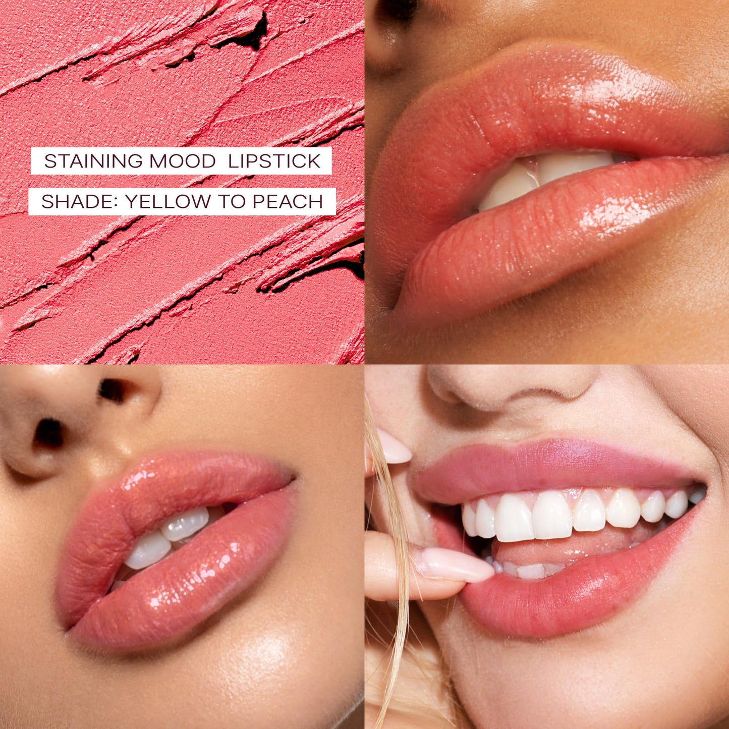 Ruby Kisses Staining Mood Lipstick, pH Color Changing Lip Balm Tint, Lightweight Hydrating Formula with Coconut Oil, Temperature-Reactive Long Beauty & Personal Care Ruby Kisses