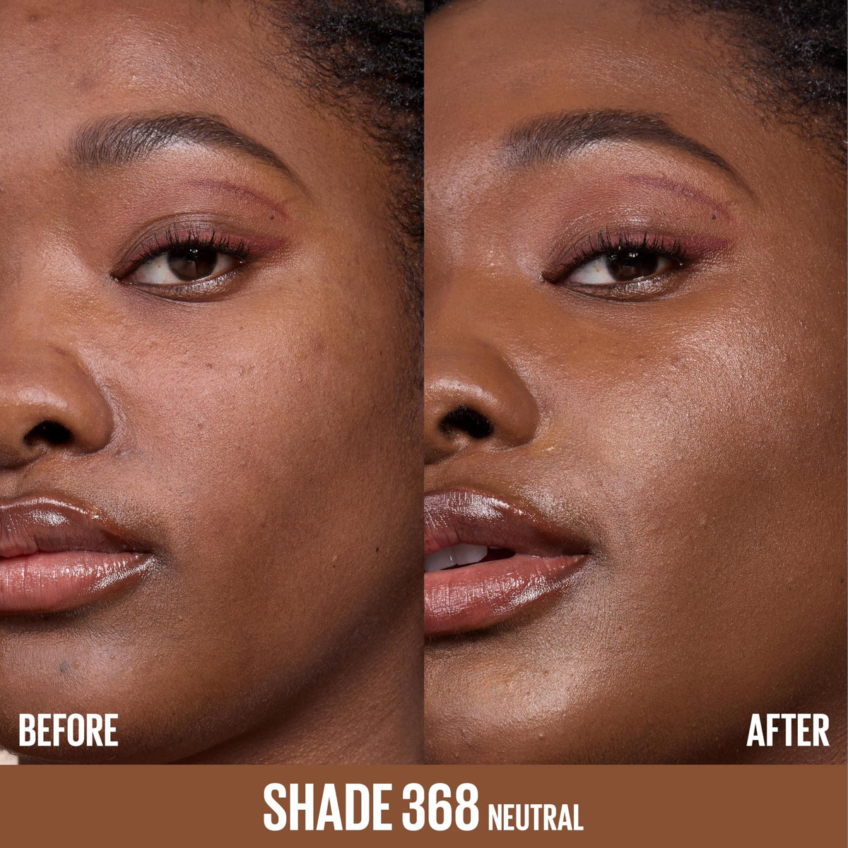 Maybelline Lifter Plump & Glow Foundation, Liquid Foundation with 2% Niacinamide + Hyaluronic Acid, Plumping and Brightening Face Makeup, 368, 1 Count